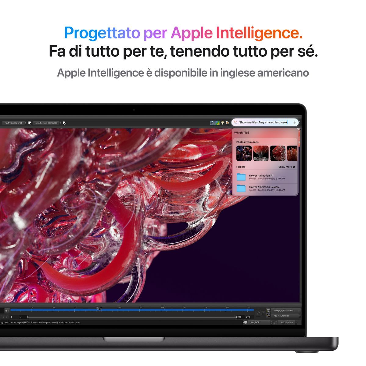 Apple MacBook Pro 16": Chip M4 Pro con cpu 14 core e gpu 20 core, 512GB SSD - Argento [MX2T3T/A]