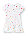 Champion Vestito da bambina Legacy American Classics all over logo 404687 WL001 WHT white