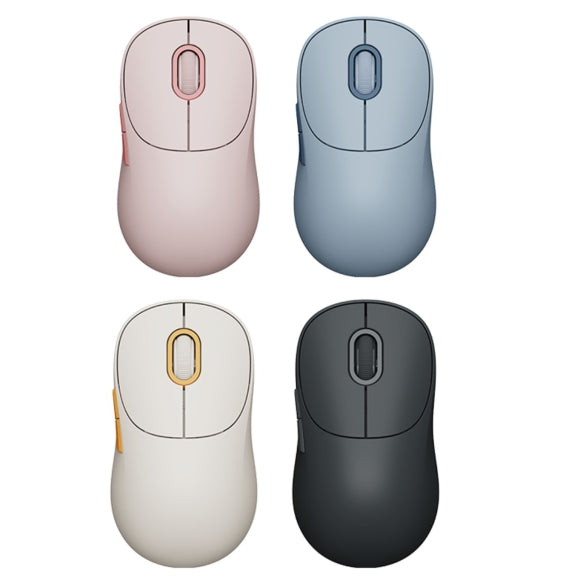 Xiaomi Mouse Usb Wireless 3 Blue Blu Luci A Led Laser Senza Fili Bluetooth Wifi