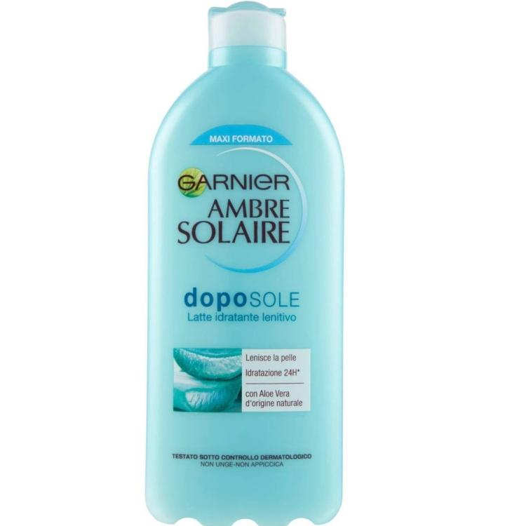 3pz Garnier Ambra Solaire Doposole Latte Idratante Lenitivo Con Aloe Vera 400Ml