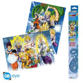 ABYSTYLE (DRAGON BALL Z) SET 2 CHIBI POSTER: "GRUPPI" (52X38) ANIME "GB EYE"
