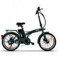 The One Bici Elettrica Easy 250W/36V 25Kmh Display Green Bicicletta Passeggio V