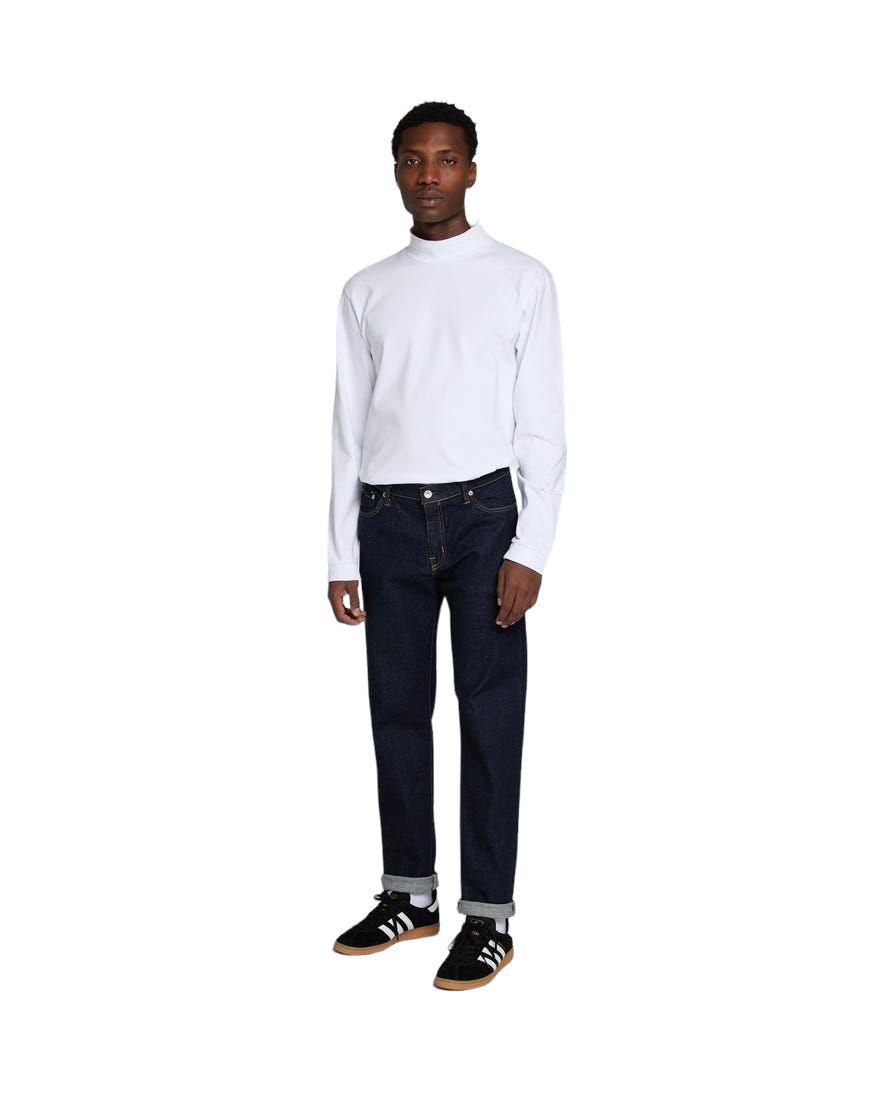 Pantaloni Regular Tapered Uomo Blue Rinsed