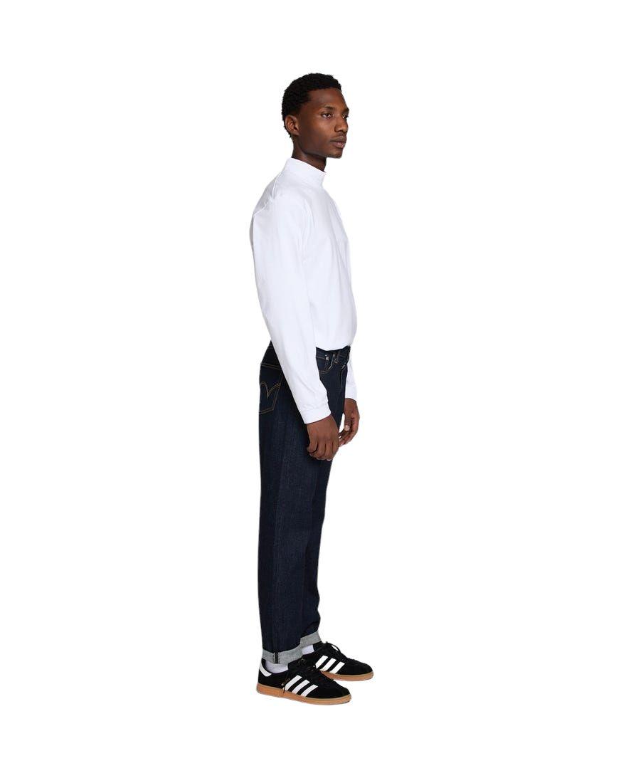 Pantaloni Regular Tapered Uomo Blue Rinsed