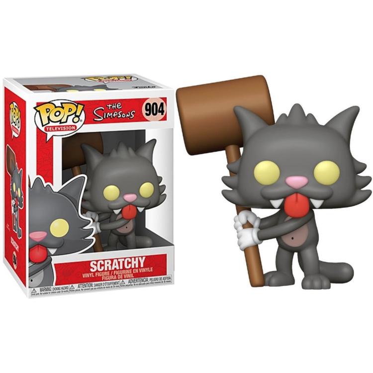 Funko Pop ! Television - The Simpsons (904) Scratchy Vinyl Figure 9Cm Statua