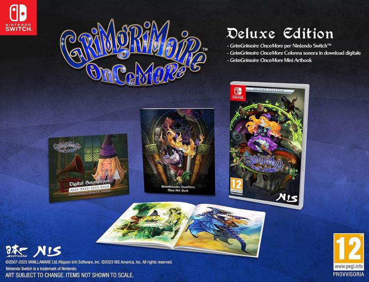 Grimgrimoire Oncemore Deluxe Edition Nintendo Switch Videogioco Pal Ita