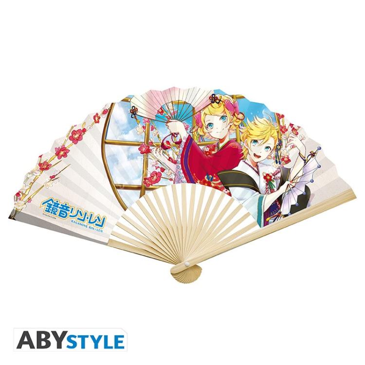 Abysyle - Ventaglio di (Hatsune Miku) Fan Hatsune Miku E Kimono Twins Rin e Len