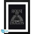 ABYSTYLE: HOUSE OF THE DRAGON (CASA) POSTER INCORNICIATO STAMPA E CORNICE 30x40