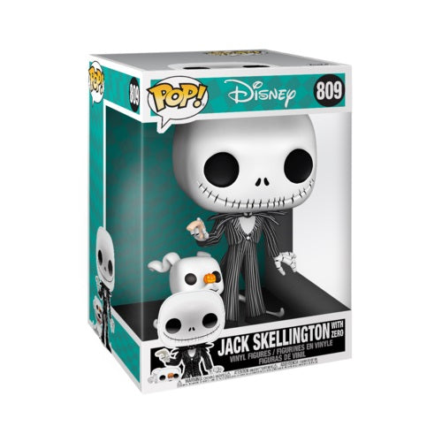 Funko Pop Disney Nightmare Before Christmas 809 Jack Skellington With Zero 25Cm TNBC