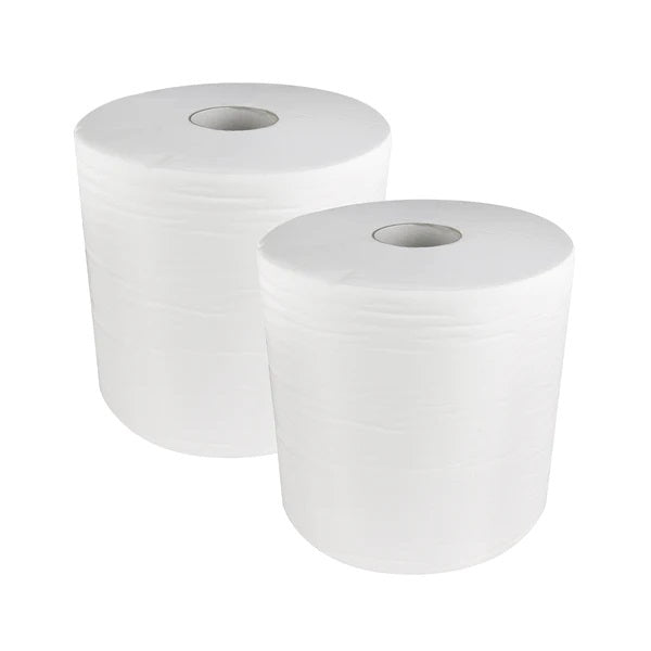 4 ROTOLONI CARTA BOBINA DOPPIA LINEA CASA RMOVE 600+600 2 VELI PURA CELLULOSA