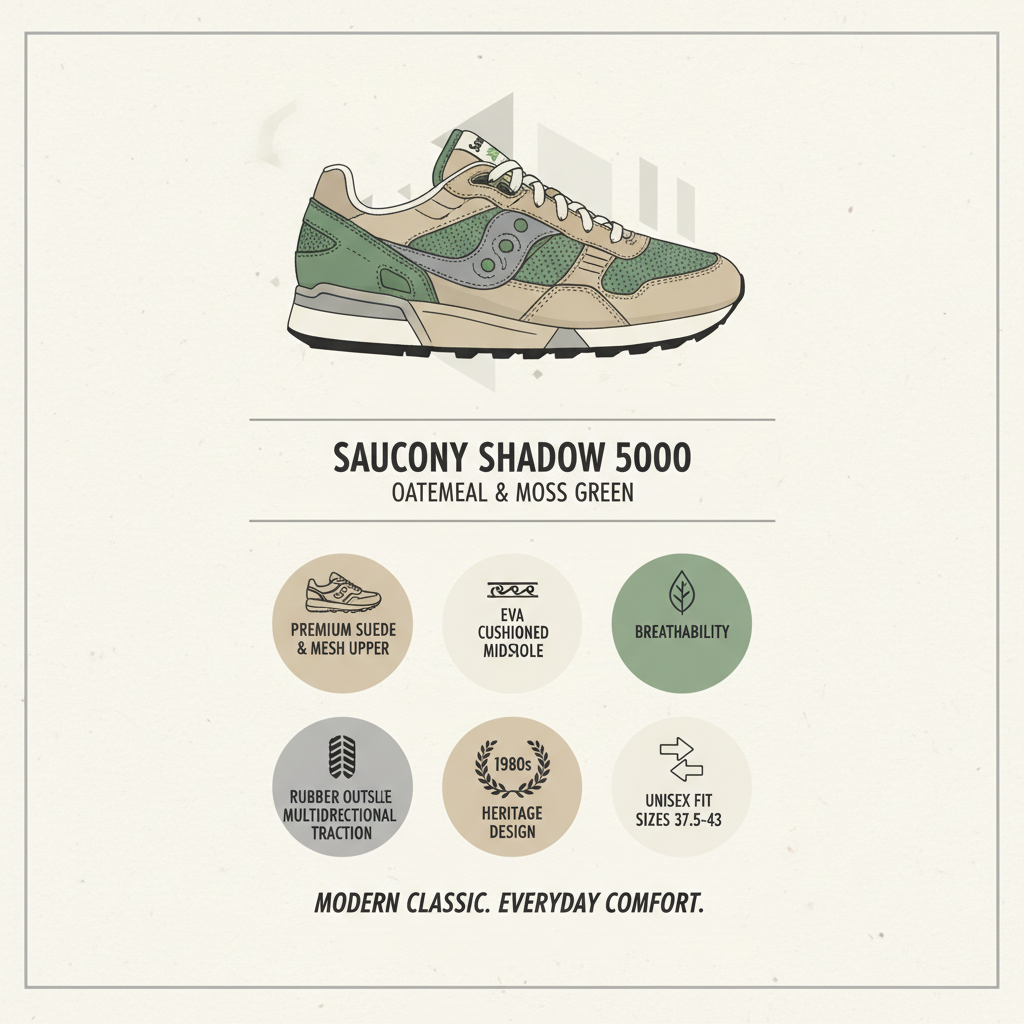 Saucony Sneakers Unisex Shadow 5000 S70853-5 Avena Muschio