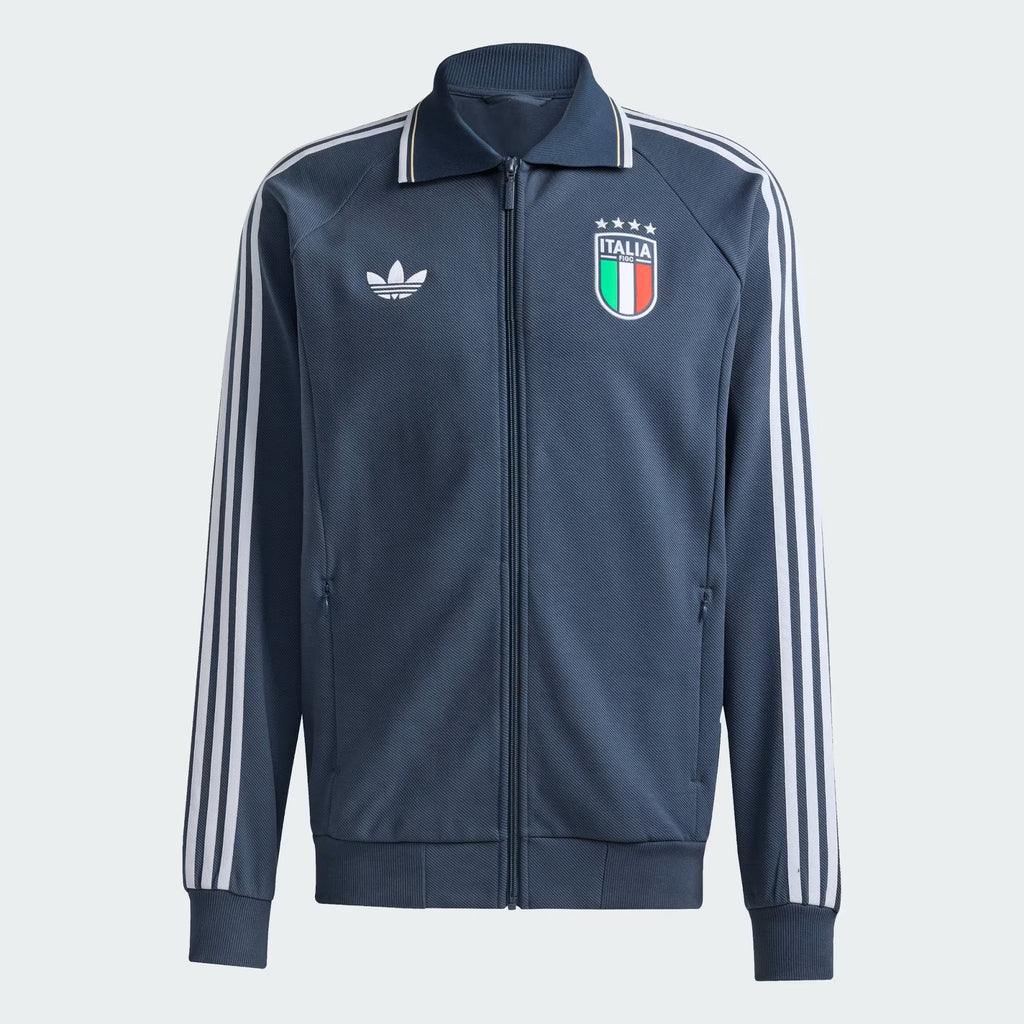 Adidas Giacca Anthem Away Italia FIGC Uomo Blu Chiaro - JY9599