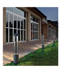 Lampione Giardino Lampada 12W Led Per Esterno Grigio Lampioncino Luce Calda Es28