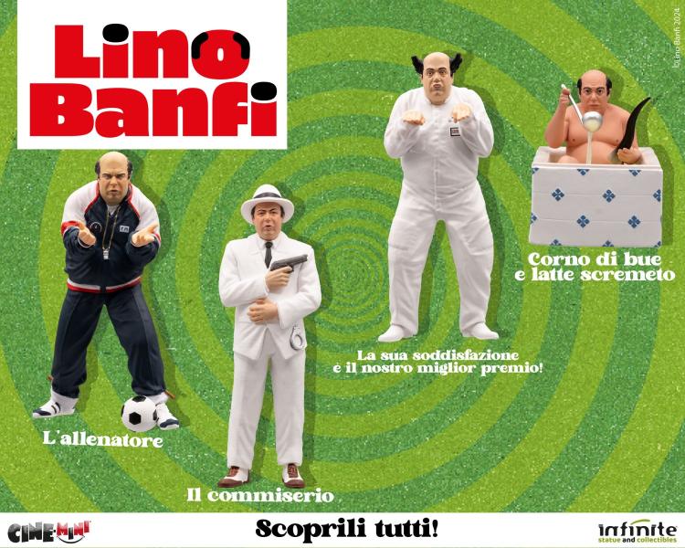 Infinite - Lino Banfi "Il Commiserio" Lo Gatto Cine-Mini Statua Figure Pvc 11Cm