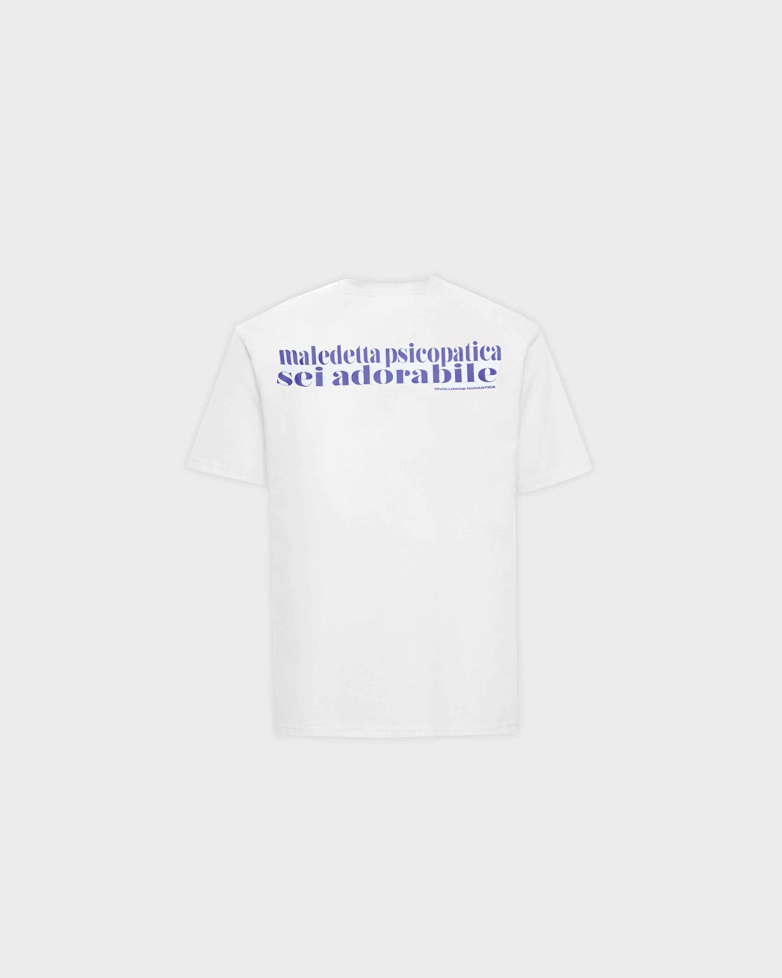 T-Shirt Maledetta Psicopatica Bianca