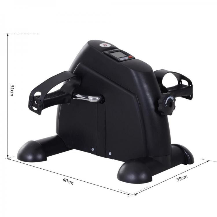 Mini Cyclette Da Casa Fitness Per Braccia E Gambe Pedaliera Regolabile Digitale