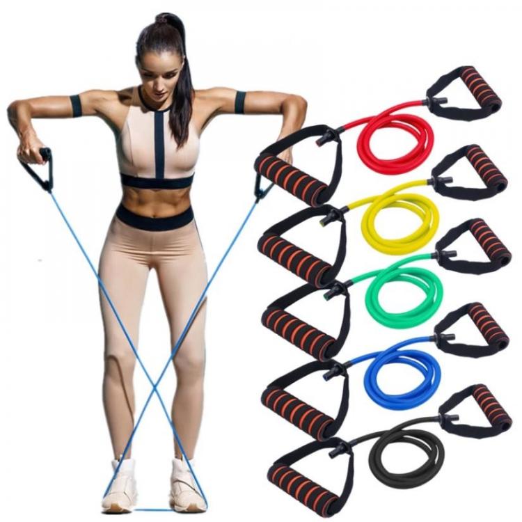 BANDA DI RESISTENZA FASCIA ELASTICA ESTENSORE CORDA FITNESS PILATES YOGA | 20KG