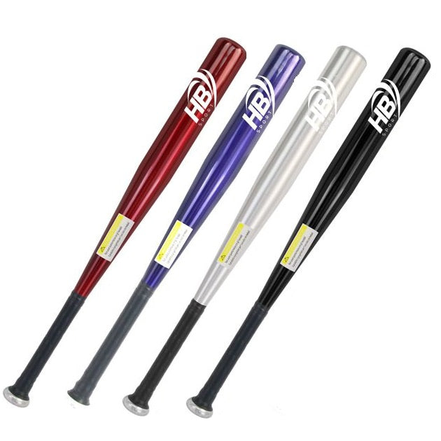 Mazza Da Baseball Softball Alluminio (63Cm) 25" Allenamento Adulti Bambini Nera