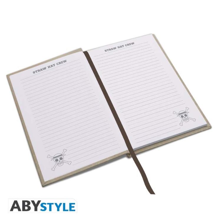 One Piece Taccuino A5 Wanted Monkey D.Luffy Abystyle Collezione Notebook Op