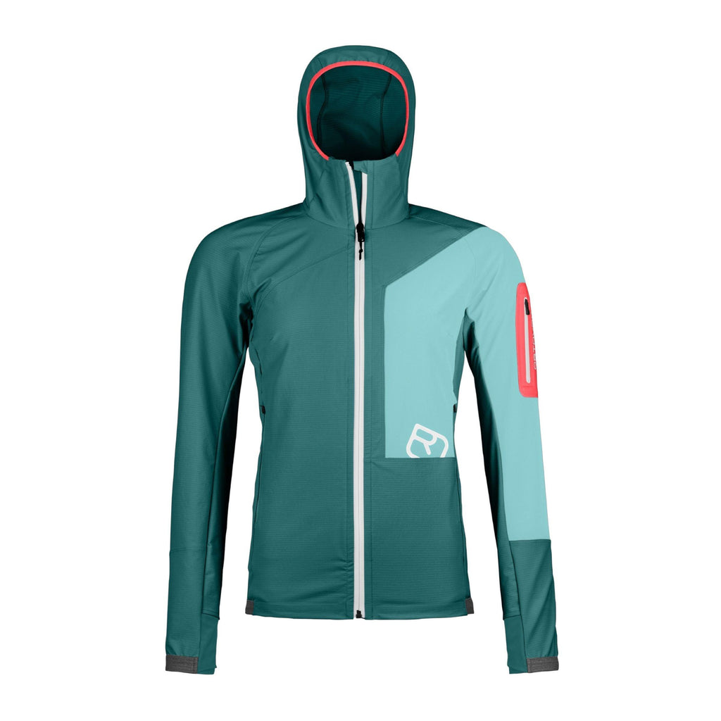 Giacca Berrino Hoodie Donna Pacific Green