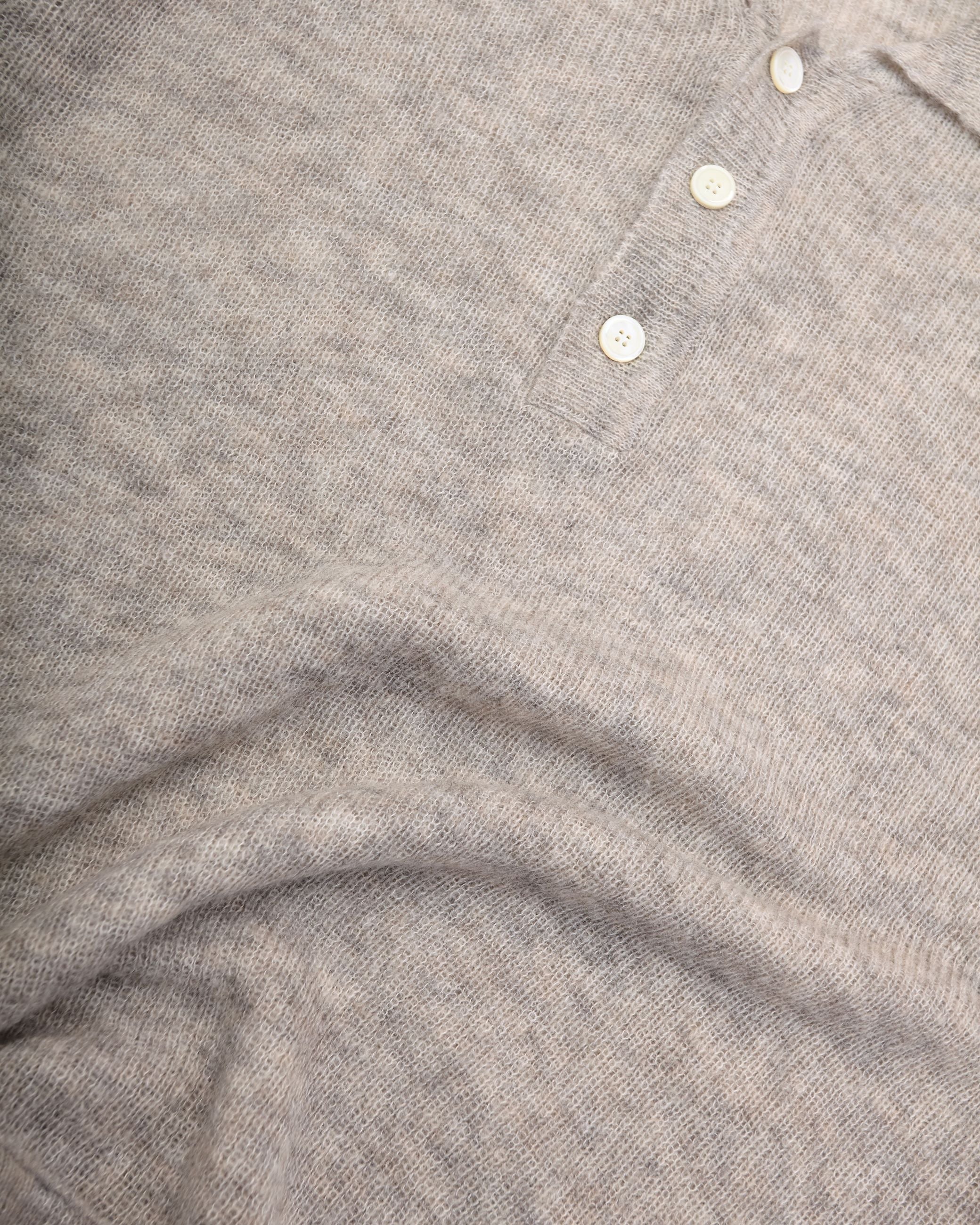 Polo Knitwear Collar Grigia
