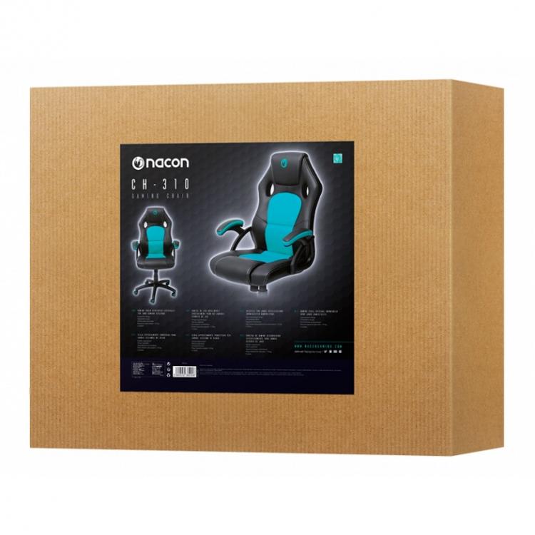 Nacon Sedia Gaming Pcch-310 Turchese Poltrona Ufficio Regolabile Ps4 Ps5 Xbox Pc