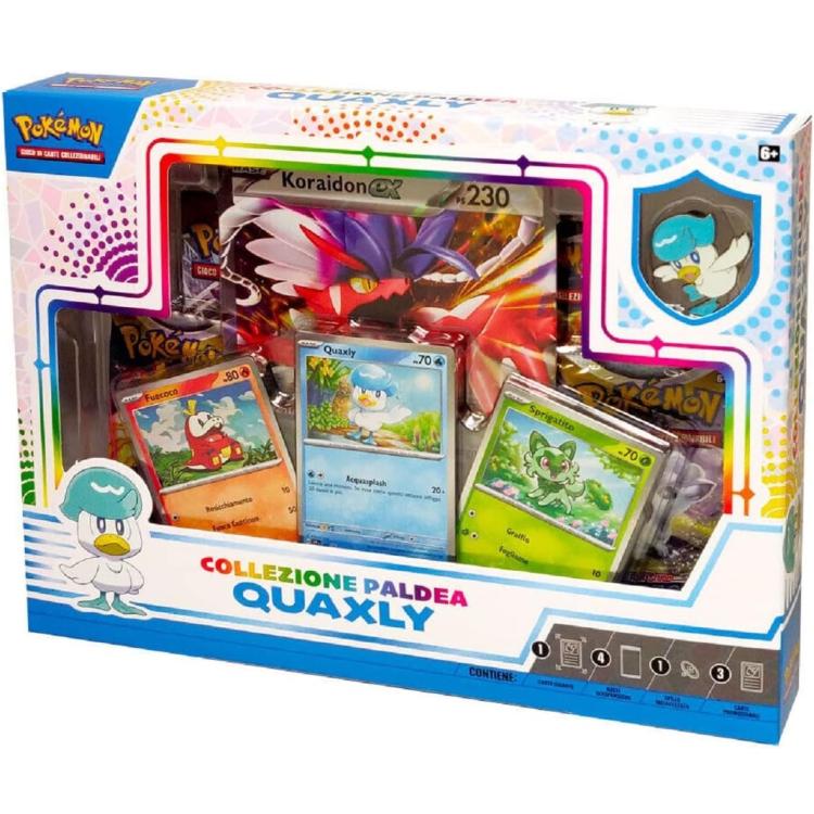Pokemon Collezione Paldea Gcc (Quaxly) Gioco Di Carte Collezianabili Espansione