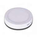 Plafoniera Esterno A Led Faretto Faro Pannello Rotondo | 12W Luce Naturale 4000K