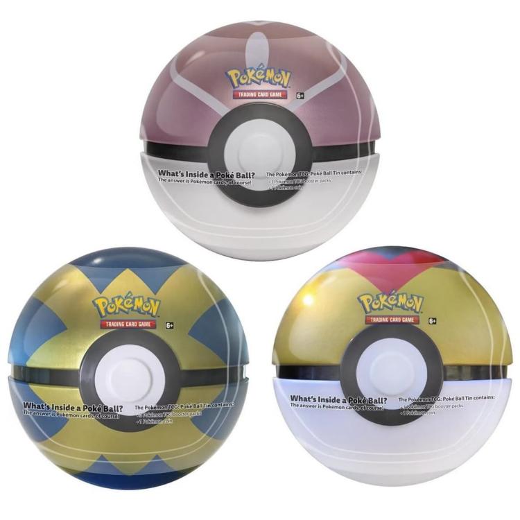 Pokemon Poké Ball Tin Spring 22 Tgc Velox Pokeball Gcc Gioco Carte Ita 1 Random