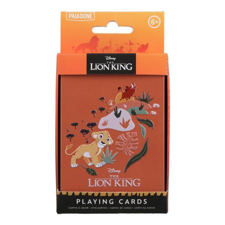 Paladone Playing Cards: Disney Il Re Leone Mazzo Carte Gioco Francesi Box Latta
