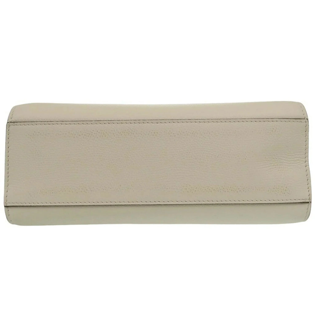 Borsa a mano Valentino Garavani V-Sling in pelle avorio 0250Valentino