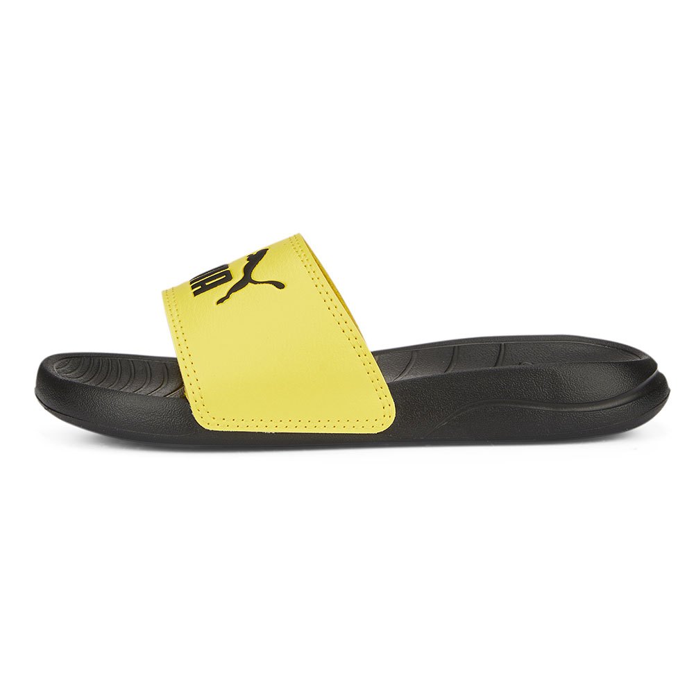 Puma ciabatta da bambino da mare piscina Popcat 20 PS 372313-26 pelé yellow-black