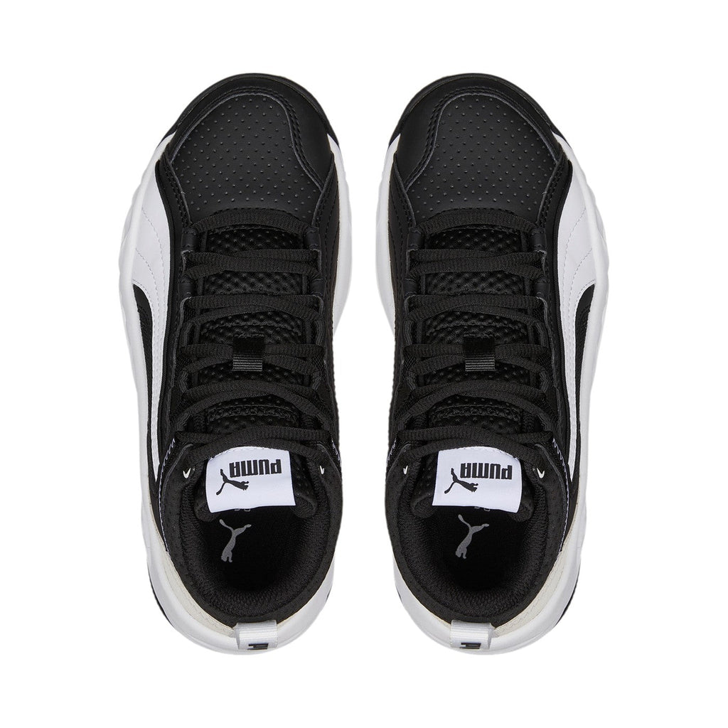 Puma sneakers alta da ragazzo Rebound Future Evo Core Jr 386170 01 black-white