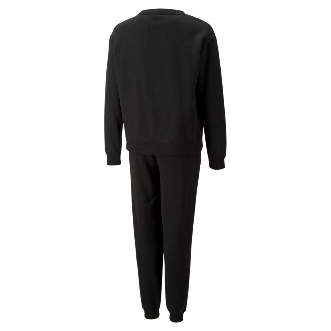 Puma Tuta Sportiva da ragazza Felpa girocollo e pantalone con elastico 670734  01 nero