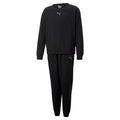 Puma Tuta Sportiva da ragazza Felpa girocollo e pantalone con elastico 670734  01 nero