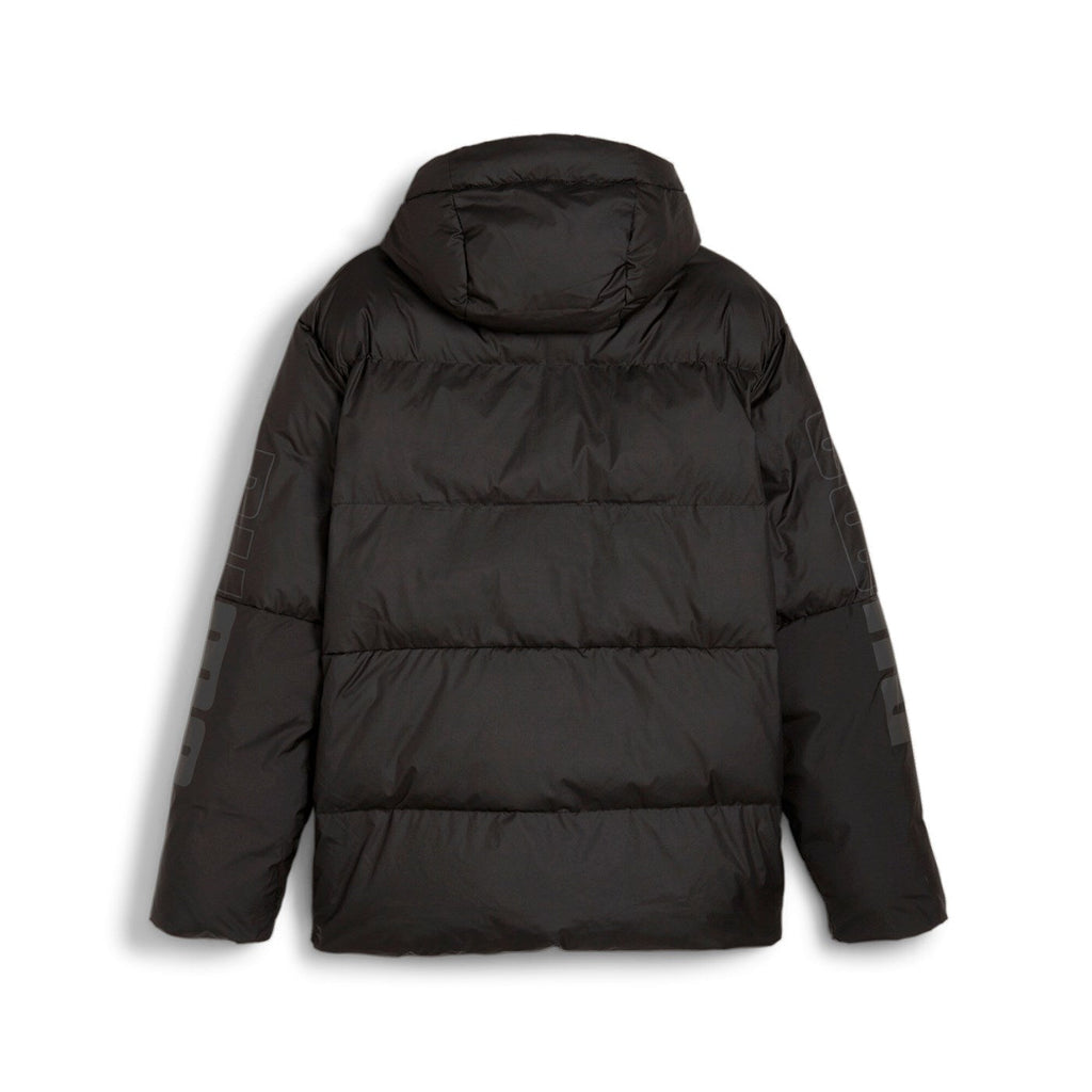 Puma Giacca a piumino sintetico da uomo con cappuccio Power 675389-01 nero