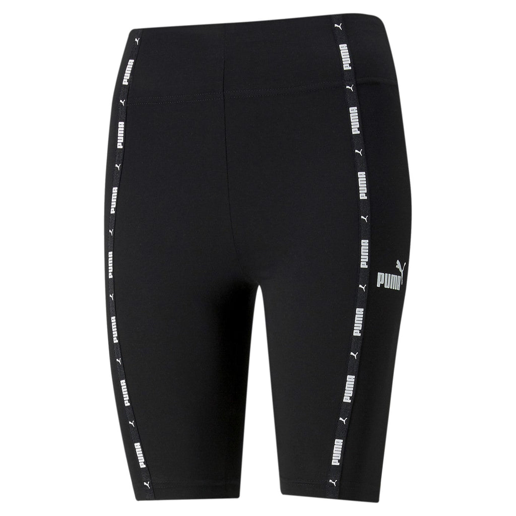 Puma pantaloncino elasticizzato sportivo da donna Power 9" High-Waist Tape 847121 01 nero
