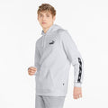 Puma felpa da uomo con cappuccio e tasca anteriore a marsupio ESS+ Tape Hoodie FL 849040 02 white