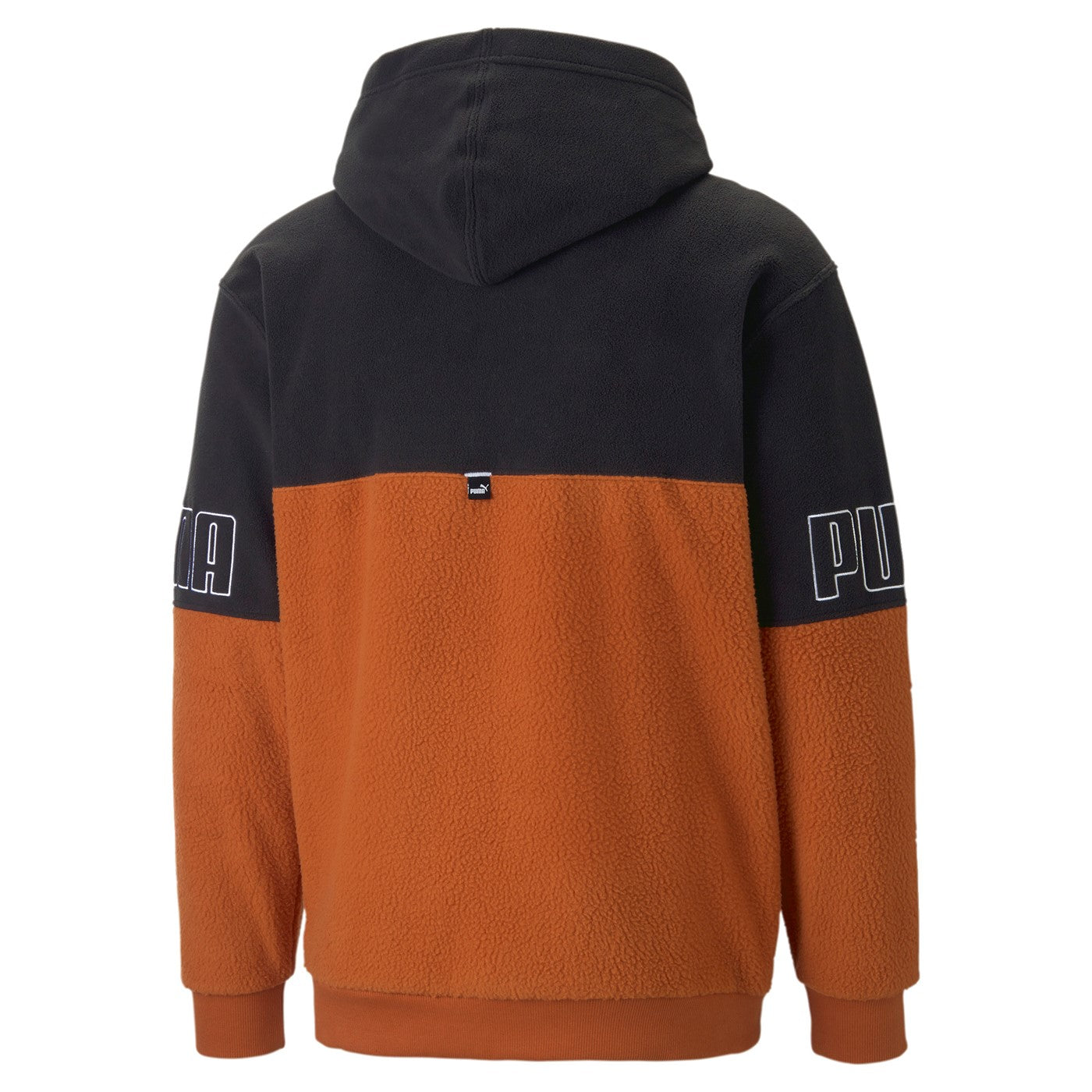Puma Maglia Pile con Cappuccio Power Winterized 849854 64 arancio nero