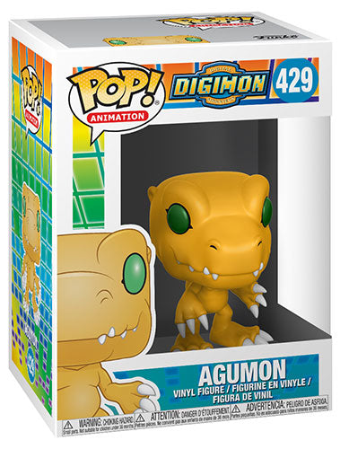 Funko Pop ! Animation Digimon - (429) Agumon Figure Vinyl 9Cm Statuetta