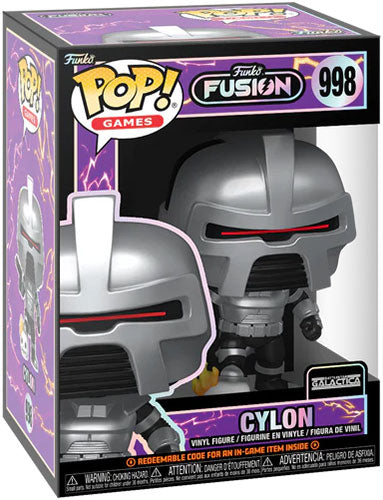 Funko Fusion Pop ! Games Galactica - (998) Cylon Vinyl Figure Statuetta  9Cm