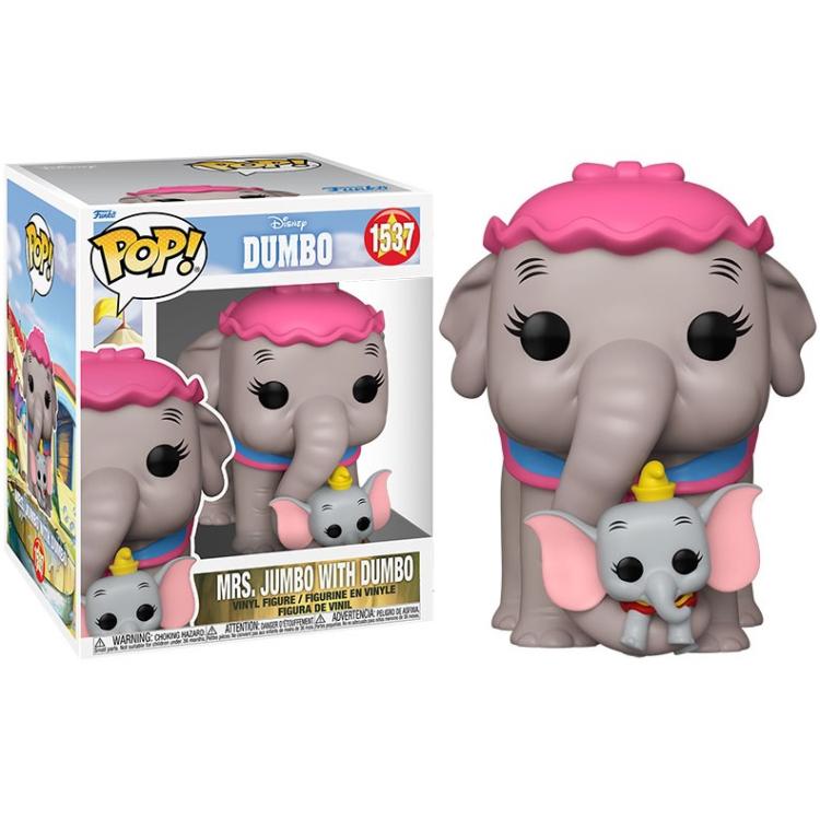 Funko Pop ! Disney - Dumbo (1537) Mrs. Jumbo With Dumbo Vinyl Figure 15Cm