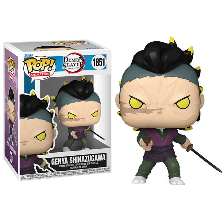 Funko Pop ! Animation Demon Slayer -  (1851) Genya Shinazugawa (Demon Form) 9Cm