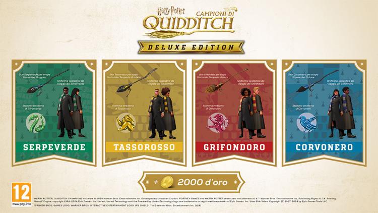 Harry Potter: Campioni Di Quidditch Deluxe Edition Ps5 Gioco Playstation 5 Nuovo