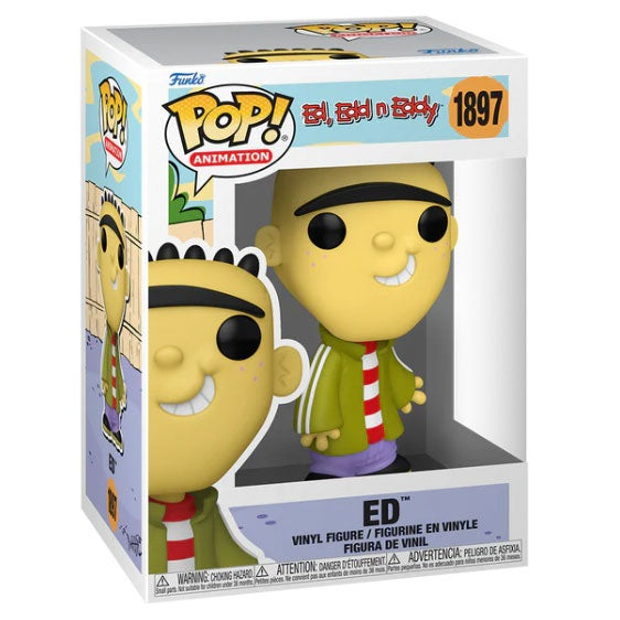 Funko Pop ! Animation - Ed, Edd N Eddy (1897) Ed Vinyl Figure 9Cm Statuetta