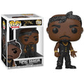 Funko Pop ! Rocks 2Pac - (158) Tupac Shakur W/ Bandana Figure Vinyl Gold Outfit