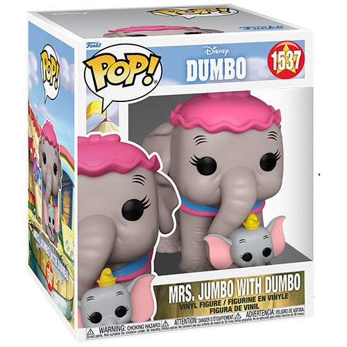 Funko Pop ! Disney - Dumbo (1537) Mrs. Jumbo With Dumbo Vinyl Figure 15Cm