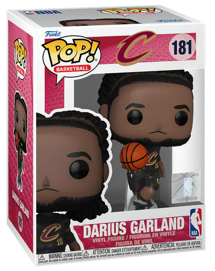 Funko Pop ! Basketball Nba Cleveland Cavaliers - (181) Darius Garland Figure 9Cm