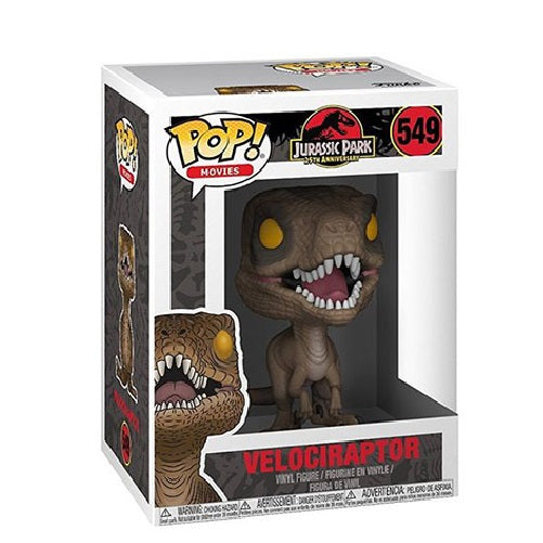 Funko Pop ! Movies Jurassic World 25Th - (549) Velociraptor Figure Vinyl 9Cm