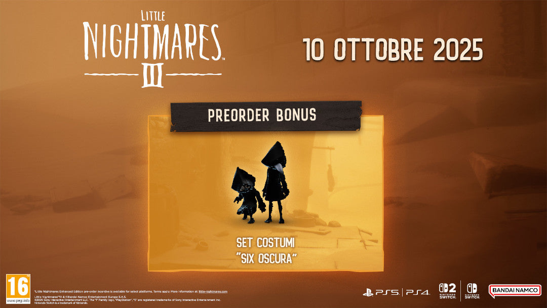 Little Nightmares III 3 PS5 Videogioco EU Playstation 5 Multilingua Italiano